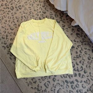 Daily Drills oversized sport crew in lemonade xs/s